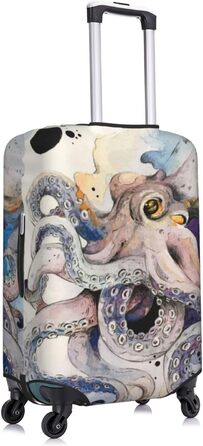 Чохол для валізи Октопус, міцний захист, підходить для багажу розміром 45,7 - 81,3 см, розмір XL, чорний, екстра-великий