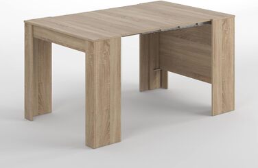 Розкладний обідній стіл Compton, розкладний стіл з багатофункціональними подовжувачами, розкладається до 10 місць, 51/237 x 90 x 78 см, дуб