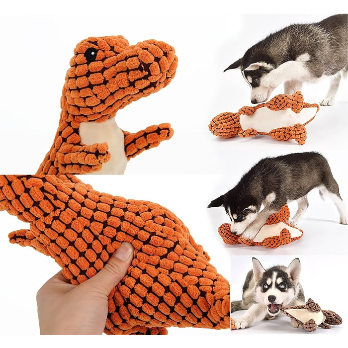 Для цуценят і маленьких собак, Funny Dog Toy Dino Dog Toy Christmas