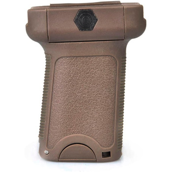 Тактична рукоятка SBGJMY VSG-S – права з упором для великого пальця, 20 мм Picatinny, коричнева