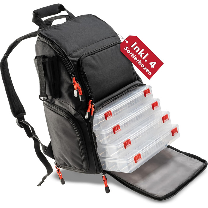 Рибальський рюкзак Paradox з коробками I вкл