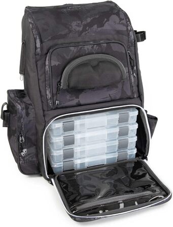 Рибальський рюкзак, рюкзак для штучної наживки та аксесуарів, рибальська сумка для спінінгової риболовлі, 50x39x26cm -