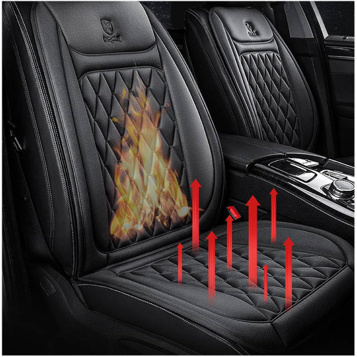 Підігрів сидінь автомобіля Прикурювач, Підігрів сидінь з підігрівом 12 В для автомобіля Univrsllr Comfort Підігрів сидінь для автомобіля Gschnk, Min Hrrn,- (A, 1Pack)