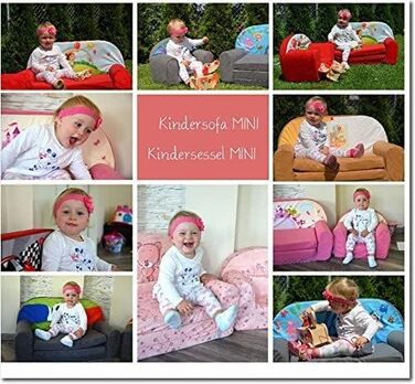 Дитяче крісло від 1 року - Розкладне дитяче крісло - М'яке крісло 45x441см (в розкладеному вигляді 97см) - Крісло з поролону дитяч