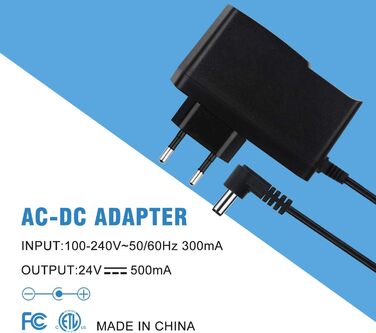 Адаптер SALKING для ароматичного розсіювача 24 В, вилка ЄС для радіобудильника, світлодіодна стрічка, швидкісний порт, світлові стрічки, USB-концентратор, комутатор, роутер/вхід 110-240 В змінного струму