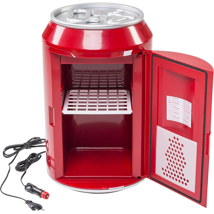 МІНІ-ХОЛОДИЛЬНИК COCA-COLA COOL CAN 10 AC/DC, 9,5 Л, ДИЗАЙН COCA-COLA, 12 В/230 В