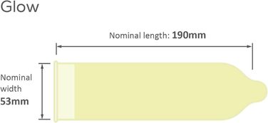 Презервативи Pasante GLOW 12, що світяться в темряві