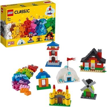 Конструктор LEGO Classic 11008, Кольорові будинки, 270 деталей