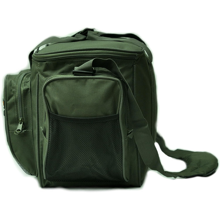 Велика ізольована рибальська сумка foolsGold Carp Bag зеленого кольору