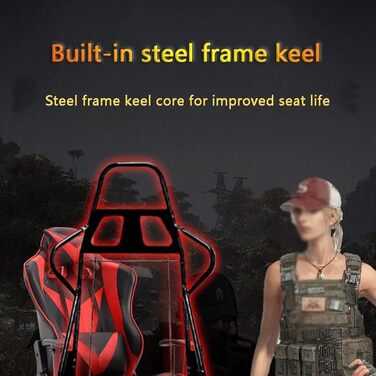 Ігрове крісло, крісло для кіберспорту, комп&39ютерне крісло, крісло для інтернет-кафе, вигнута рама, крісло з відкидною спинкою, обертове крісло, ігрове крісло