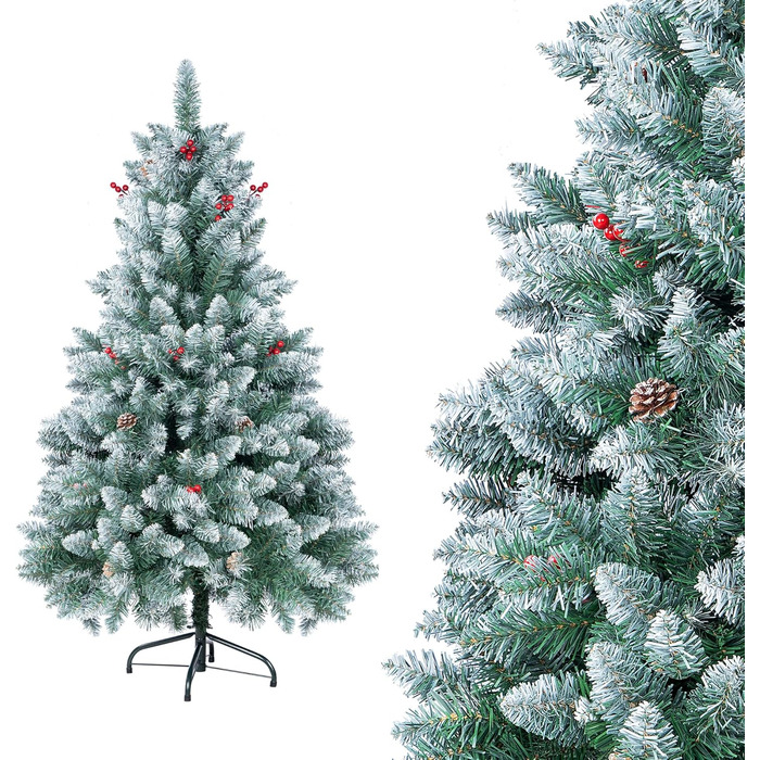 Штучна ялинка з ефектом сніга 160 см Homewit