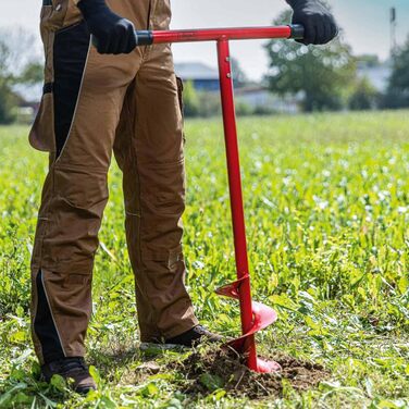 Ручний бурильник для землі 150 мм (бури для ям, стовпів, саду) Загальна довжина 104 см Максимальний діаметр буріння 150 мм Максимальна глибина буріння 1000 мм Міцна сталева конструкція, 700