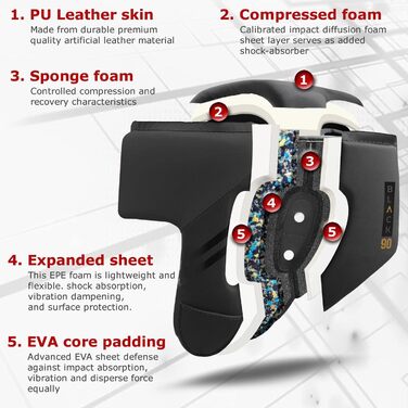 Боксерський шолом Mytra Fusion з регульованим ремінцем, підходить для MMA, муай-тай, спарингу, бойових мистецтв, карате, розмір L, чорний