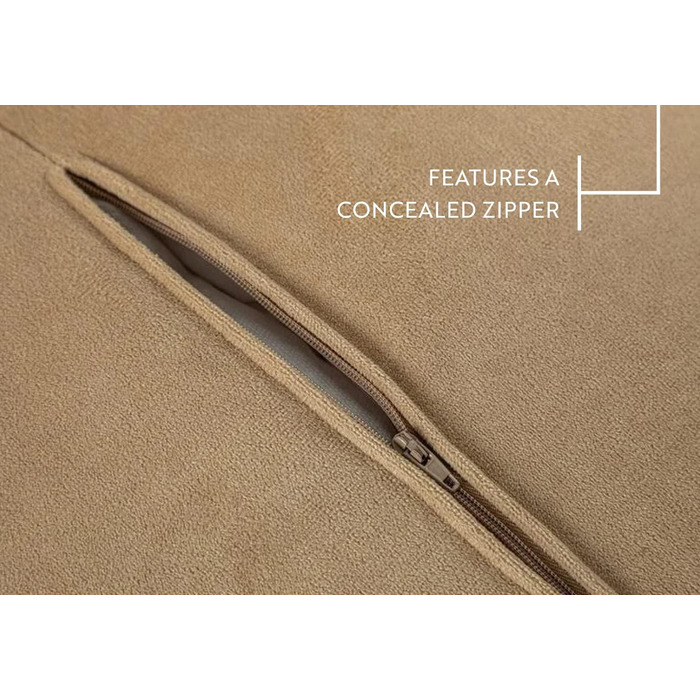 Пуф-табурет ENGLISH HOME, Пуф із квадратним сидінням, Високоякісний пуф із сидінням, Легкий у догляді пуф, Пуф-табурет для вітальні, спальні, Casha, 45x45 см, Бежевий