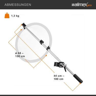 Тримач рефлектора Walimex pro з фіксатором 44-150 см (в т.ч. сумка для транспортування)