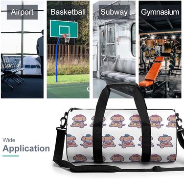 Дорожня сумка Милий песик, спортивна сумка для чоловіків та жінок