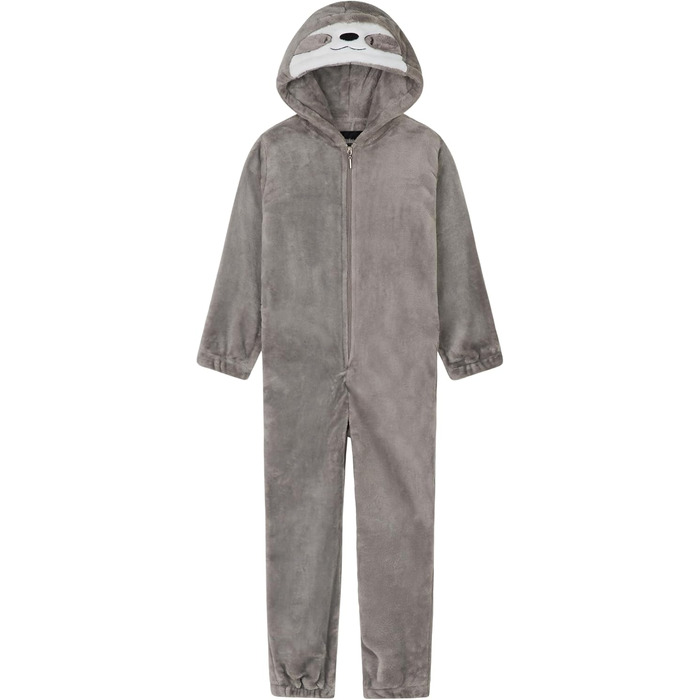 Кігурумі CityComfort Лінивець, пухнастий фліс, сірий 9–10 років