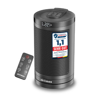 НОВИЙ Енергозберігаючий електричний вентилятор-обігрівач ПЕРЕМОЖЕЦЬ ТЕСТУ, керамічний електричний вентилятор-обігрівач потужністю 1500 Вт з термостатом, захистом від перегріву, перекидання та захисту від дітей, 12-годинним таймером, обігрівачем, включаючи