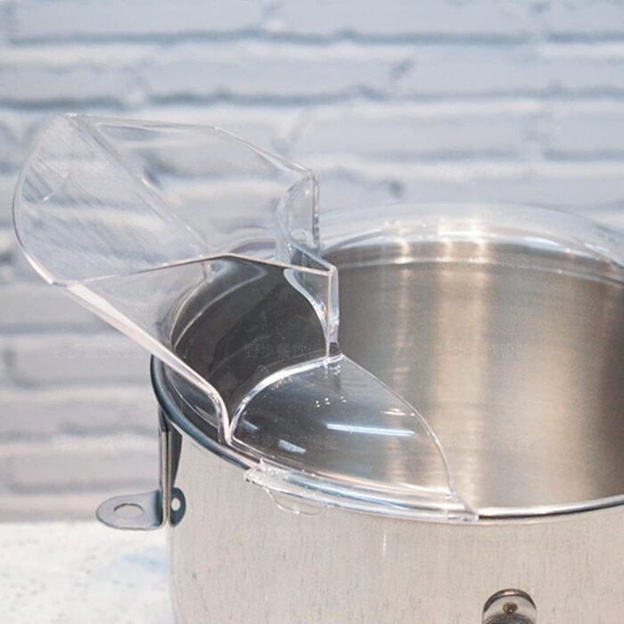 Захист від бризок із заливним жолобом для блендера KitchenAid на 4.5 або 5 кварт, захисний глечик 5KN1PS для змішувача Кришка чаші для розливу Нахилена головка 4.5-5QT для KitchenAid