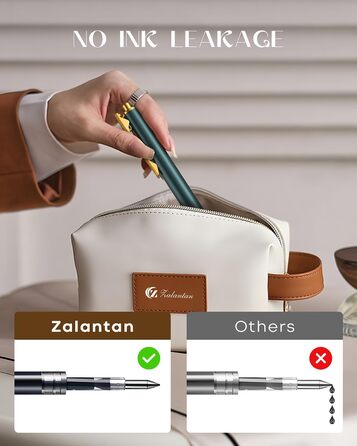 Металеві кулькові ручки, 0,5 мм - Плавне письмо, архівне чорнило, водонепроникні, розкішний латунний корпус, ідеальний подарунковий набір для школи, іспитів та офісного приладдя - 2 ручки/коробка