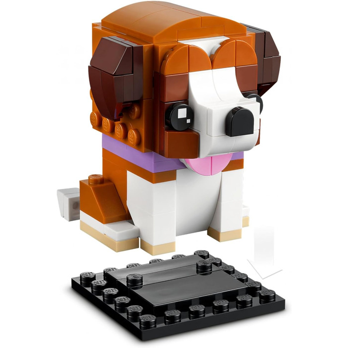 Конструктор LEGO BrickHeadz Saint Bernard Dog and Puppy Set 40543, 236 деталей
