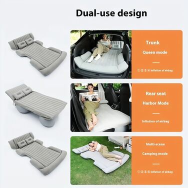 Автомобільний матрац, для Dacia Logan I 2008-2012 Відкритий кемпінг Повітряні ліжка Надувне автомобільне ліжко Складане портативне повітряне ліжко Зручне та міцне