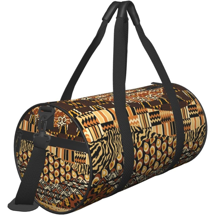 Стильна дорожня сумка в африканському стилі, спортивна сумка-мішок для чоловіків та жінок, сумка для подорожей, спортивна сумка з аплікаціями