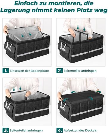 Органайзер для багажника автомобіля Сумка для багажника автомобіля Автомобільна коробка Автомобільна коробка Складана коробка Сумк