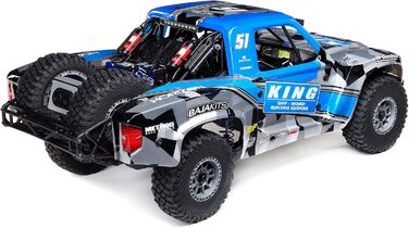 Безколекторний пустельний позашляховик, Синій, 1/6 Super Baja Rey King Shocks 8S 4X4 RTR