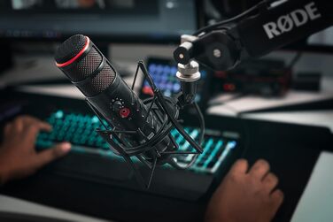 �DE X XDM-100 Професійний динамічний USB-мікрофон і рішення для віртуального мікшування для стримерів та геймерів Одинарний