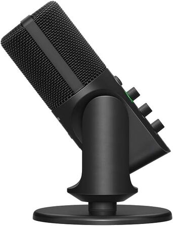 Мікрофон Sennheiser Profile з конденсаторним капсюлем Plug & Play, ідеальний для подкастів та стрімінгу Настільна підставка та кабель USB-C 1,2 м у комплекті Чорний (700065)