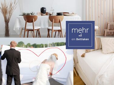 Простирадло або ковдра ZOLLNER на літо готельної якості - бавовна - приблизно 240x290 см - біла - без гумки 240 x 290 см Біла