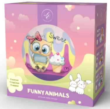 Дитячий набір LIMITED EDITION SWEET OWL, 3 предмета (6400434)