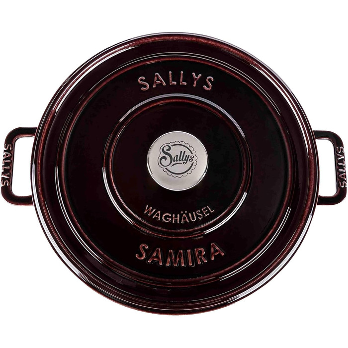 Чавунна каструля Sally's 'Samira - міцна та високоякісна перлина для ідеального приготування їжі - об'ємом 2,2 літра, для всіх тип