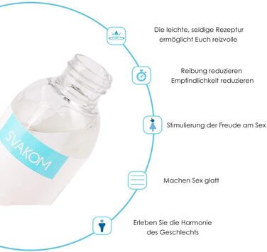 Лубрикант SVAKOM Deluxe, водна основа, 200 мл