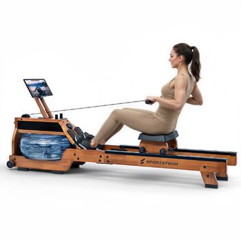 Домашній гребний тренажер з водонепроникним або магнітним опором, світлодіодним дисплеєм, сумісністю з додатком Bluetooth, подвійною ковзною рейкою, тихою роботою, ергономічним сидінням, тренуванням для всього тіла, вертикальним зберіганням, PROwer/WRX500
