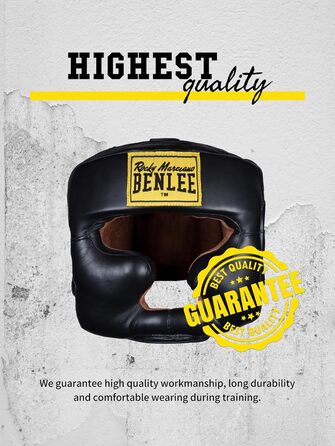 Шкіряний захисний чохол BENLEE, повний захист обличчя, розмір L-XL