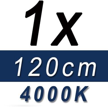 Вологозахисний світлодіодний світильник 120CM 36W 4500LM Світлодіодний трубчастий світильник у комплекті IP65 Підключається світильник для ванни Вологозахисний світильник Світлодіодний льоховий стельовий світильник для гаражної майстерні 4000K нейтральний