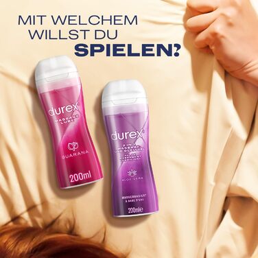 Лубрикант Durex 2 в 1 Massage & Gleitgel Aloe Vera, 2 x 200 мл