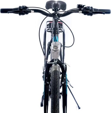 Дюймовий велосипед, чоловічий велосипед, велосипед для хлопчиків, дитячий велосипед, міський велосипед, 21 передача, чорний/синій, НОВИЙ -046, 26-