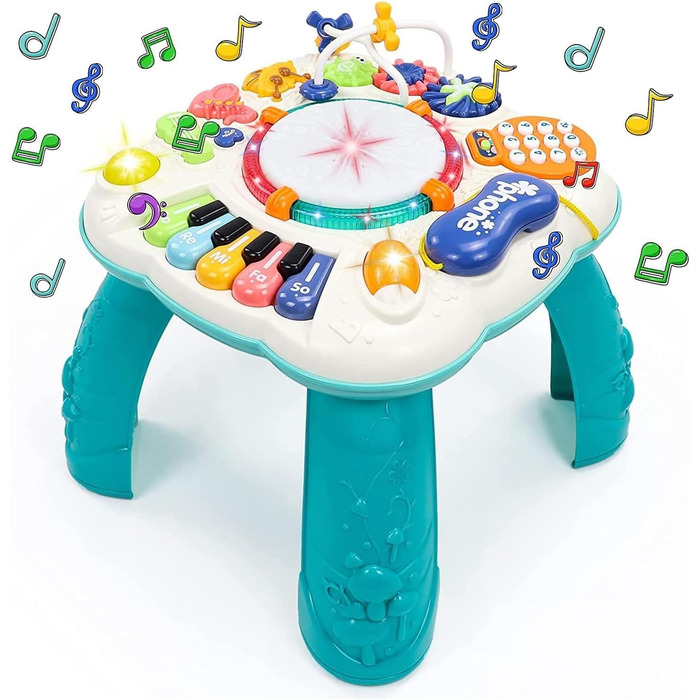 Іграшки від 1 року - Baby Toys Ігровий столик 6 в 1 Дитячі іграшки від 1 2 років 9 місяців Подарунки на день народження від 1 року