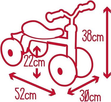 Ідеальний дитячий прогулянковий велосипед для дітей від 12 місяців, балансир з кошиком для іграшок, ретро-дизайн для хлопчиків і д