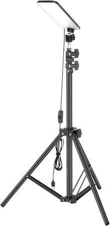 Телескопічні світлодіодні ліхтарі щогла зі змінною висотою, штатив, прожектор з високим світловим потоком, дротове живлення Торгові кіоски, освітлення заходів, фотографія, ремонт, човни