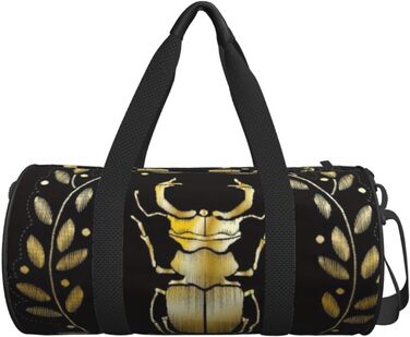 Дорожня сумка-циліндр з квітковим візерунком, спортивна сумка для чоловіків та жінок, сумка-мішок, спортивна сумка