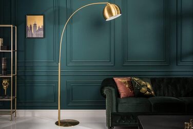 Ершер Riess Ambiente Elegant Arc Lamp LOUNGE DEAL 205см Золотий торшер Дуговий світильник Торшер Світильник для вітальні