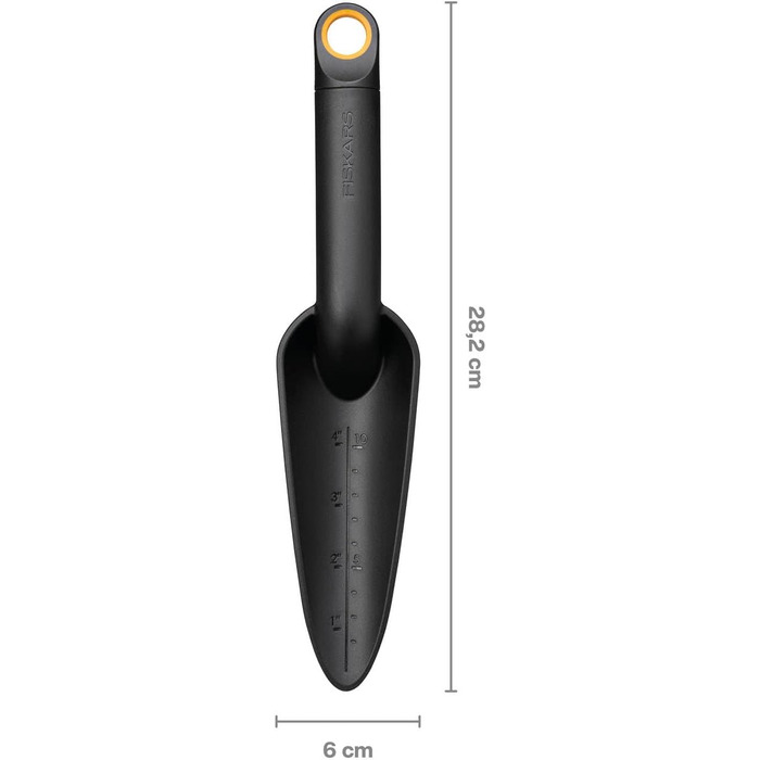 Совок для квітів Fiskars зі скловолокна, армований пластиком, набір з 3 ручних інструментів (новий)