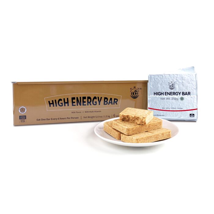 Батончики для екстреної допомоги - таблетки для виживання зі смаком молока, компресоване печиво, термін придатності 20 років, запаси продовольства для екстреної допомоги, запас продовольства для кемпінгу, походів, хуртовини, бляшана коробка, 6 шт., Braune