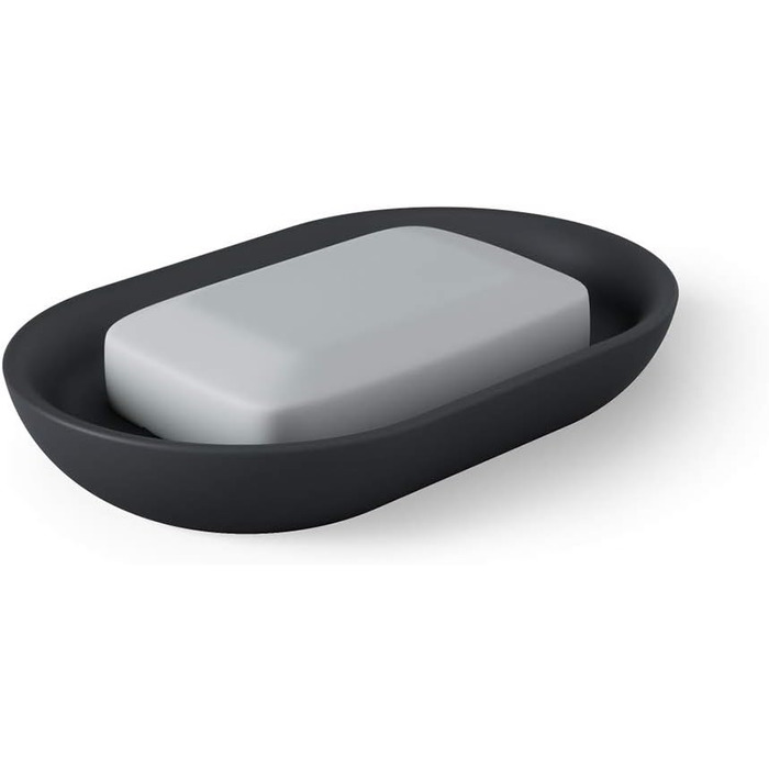 Мильниця Umbra Juniper, чорна, чорна мильниця овальна