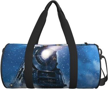 Універсальна дорожня сумка для подорожей, зимова колекція, новорічний дизайн, сніговий візерунок, нічна тематика, для залізничних подорожей, спортивна сумка для чоловіків та жінок, сумка-мішок, спортивна сумка