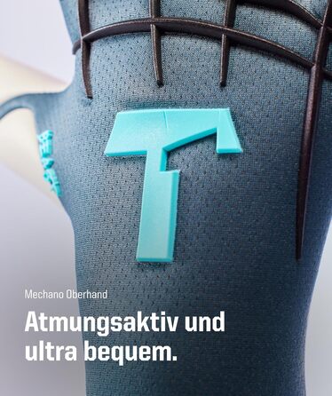 Воротарські рукавички T1TAN Beast без захисту пальців для дорослих, унісекс футбольні рукавички, професійна рукоятка 4 мм - різні розміри та кольори Petrol Beast 3.0 10